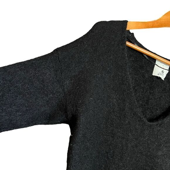 Knitwear by‎ jackpot black wool & mohair blend sweater - Picture 7 of 9